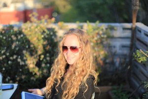 Katie On Our Rooftop