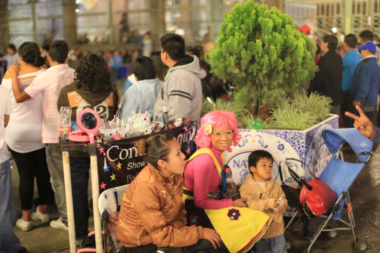 Momma Clown taking a break