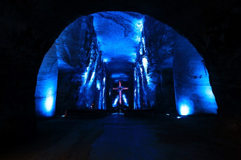 A cathedral underground