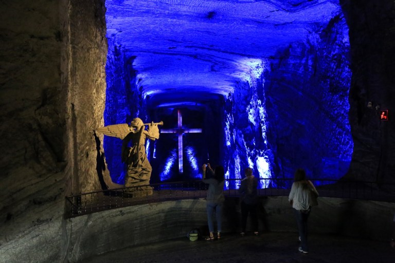 Looking down from the top