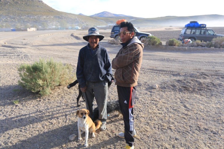 This was our guide and a local farmer.  