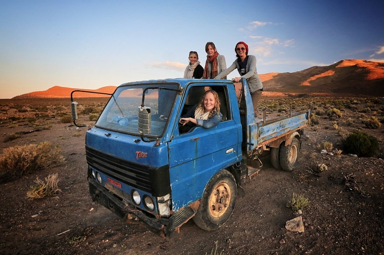 Who wouldn't want to go for a ride in that truck?