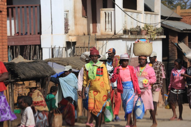 Getting ready to walk back 10 miles to home after market.   