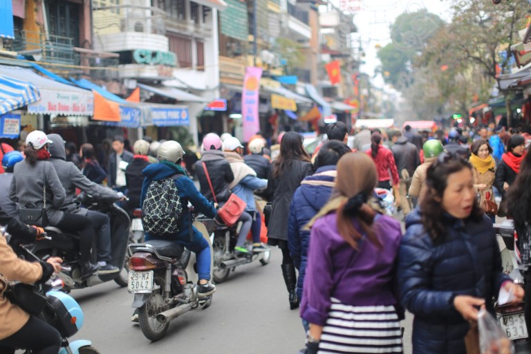 Just people on the street - you know - just like home