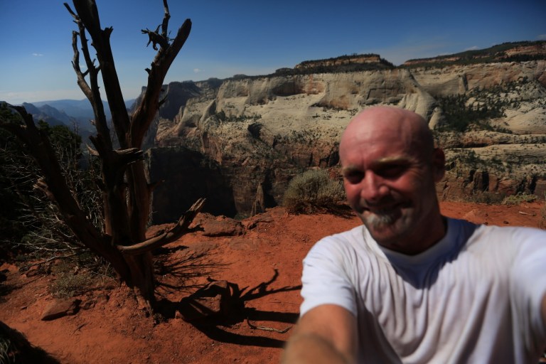 Blurry token selfie to wrap it up