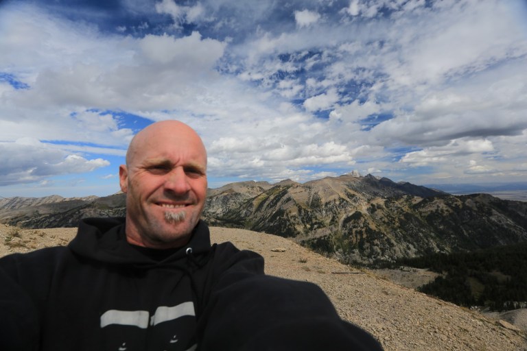 Token selfie at 10,000 feet elevation