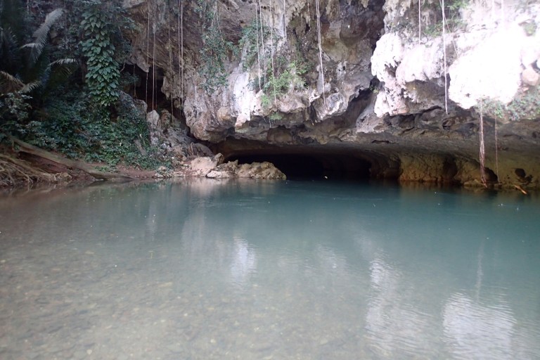 Upstream at the entry point