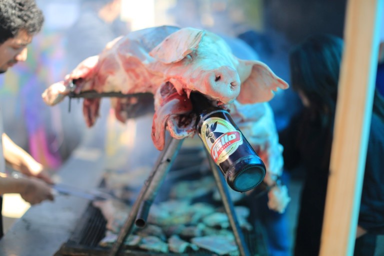 Sorry if I offend, but it's just lunch with a smile.