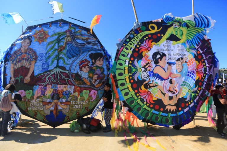 Here are a couple of the average sized kites. 