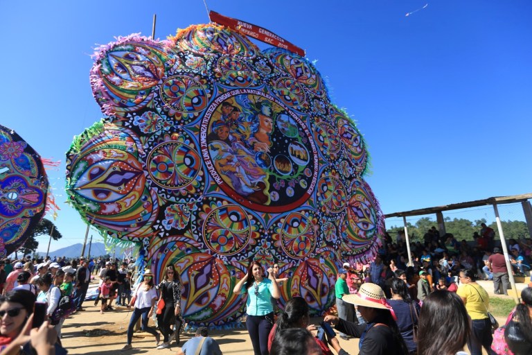 Here's a big one. All of the kites pay respect to the dead somehow.