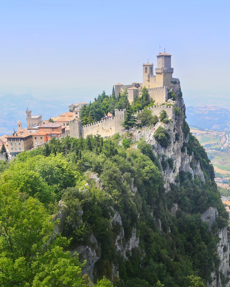 Perfect Castle in San Marino