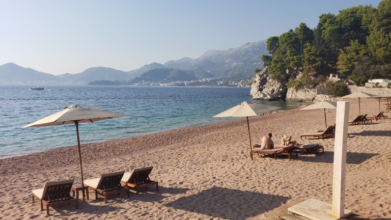The-beach-at-sveti-stefan